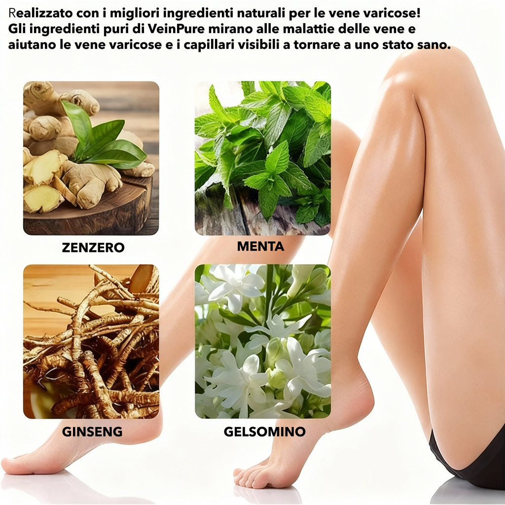 2 x VeinCare Gel Moderato, Crema per Vene Varicose, Trattamento per le Vene Varicose delle Gambe, Gel Lenitivo per Vene Varicose, Migliora la Circolazione Sanguigna e Allevia il Gonfiore.