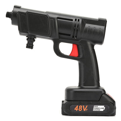 Pistola de Agua Profesional Recargable con Batería de Litio – Limpieza Potente y Versátil para Coche, Casa y Jardín