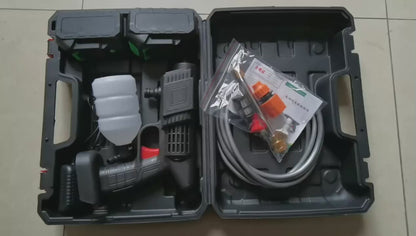 Pistola de Agua Profesional Recargable con Batería de Litio – Limpieza Potente y Versátil para Coche, Casa y Jardín